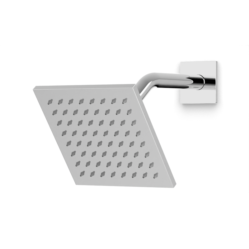 Edge 6" Shower Head on Angled Arm - Chrome image 1