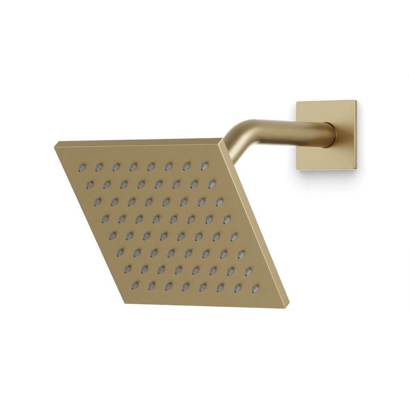 Square 6" Shower Head on Angled Arm Artos US 
