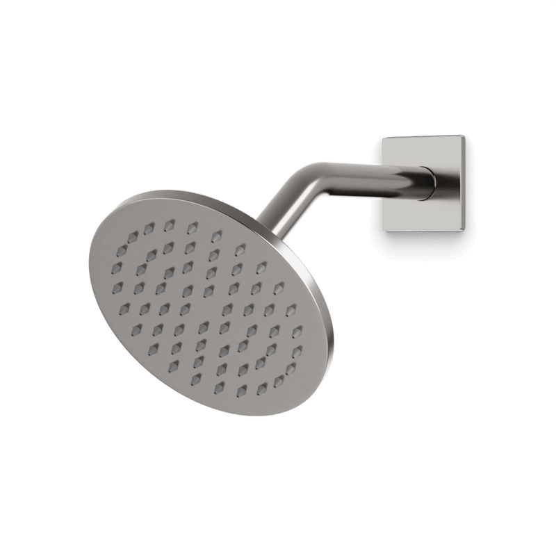 Otella 6" Shower Head on Angled Arm - Brushed Nickel image 1