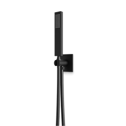 Edge Flexible Hose Hand Shower Kit with 3.25" Escutcheon - Matte Black thumbnail 1