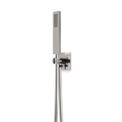 Edge Flexible Hose Hand Shower Kit with 3.25" Escutcheon - Brushed Nickel thumbnail 1