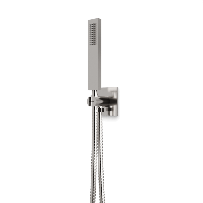 Edge Flexible Hose Hand Shower Kit with 3.25" Escutcheon - Brushed Nickel image 1