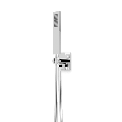 Edge Flexible Hose Hand Shower Kit with 3.25" Escutcheon - Chrome thumbnail 1
