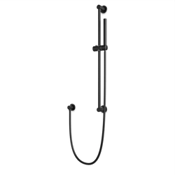 F907-79 - Round Flexible Hose Slidebar Kit with Separate Water Outlet Artos US Matte Black 