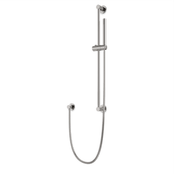 F907-79 - Round Flexible Hose Slidebar Kit with Separate Water Outlet Artos US Brushed Nickel 