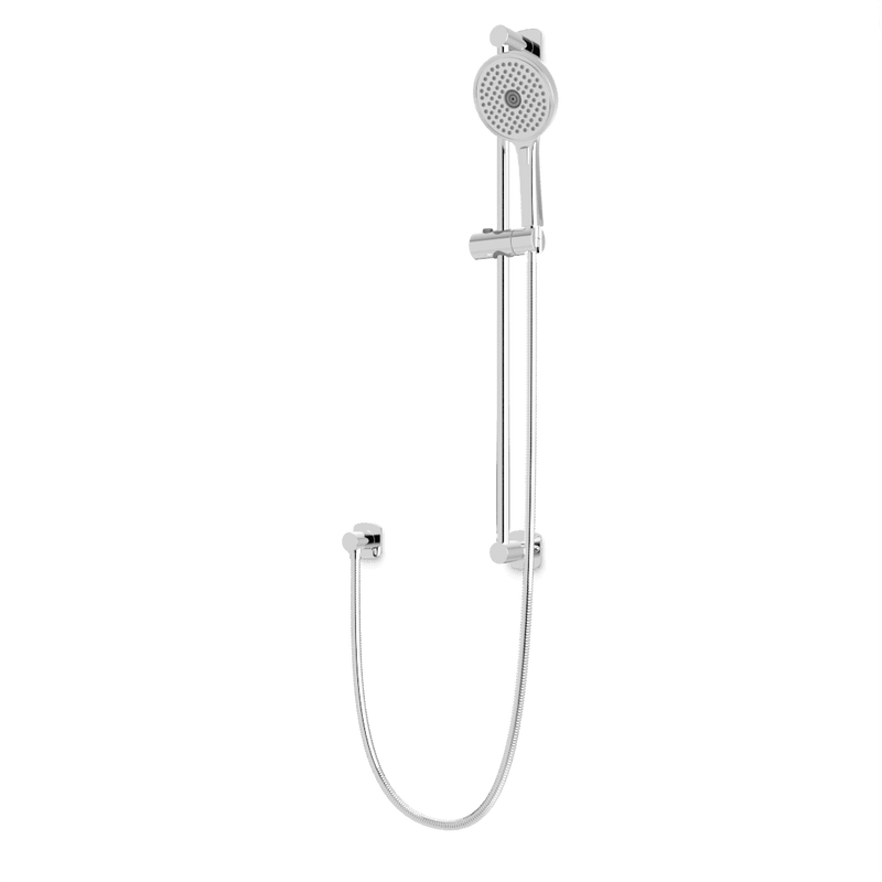 Harmony Flexible Hose Slide Bar Kit with Separate Water Outlet - Chrome image 1