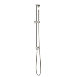 F907-80 - Round Flexible Hose Integrated Slidebar Kit Artos US Polished Nickel 