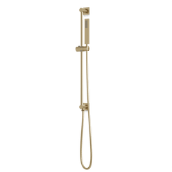 Edge Flexible Hose Integrated Slidebar Kit - Satin Brass thumbnail 1