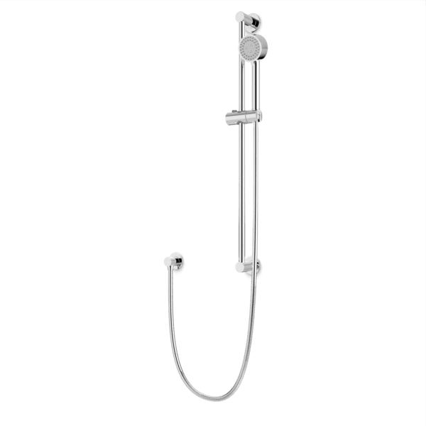 F907-83 - Round Multifunction Flexible Hose Slidebar Kit with Separate Water Outlet Artos US Chrome 