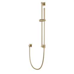 Otella Flexible Hose Slidebar Kit with Separate Water Outlet - Satin Brass thumbnail 1