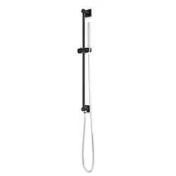 Square + Round Flexible Hose Integrated Slidebar Kit Artos US Chrome/Matte Black 