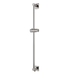 F907-87 - Square Slide Bar with Integrated Water Outlet Artos US Brushed Nickel 