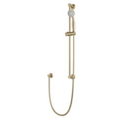 F907-93 - Classic Multifunction Flexible Hose Slidebar Kit with Separate Water Outlet Artos US Satin Brass 