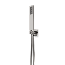 F907-96 - Square Flexible Hose Handshower Kit Artos US Brushed Nickel 