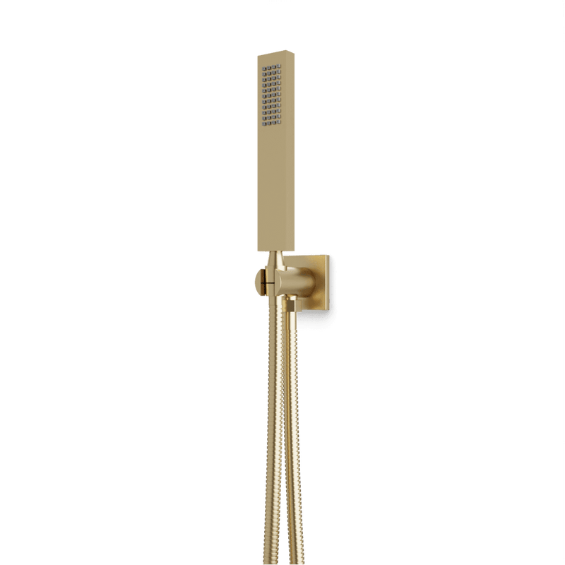 Edge Flexible Hose Handshower Kit - Satin Brass image 1