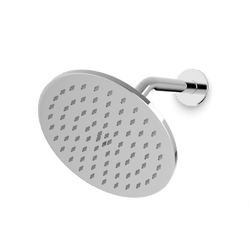 F907-9 - Round 8" Shower Head on Angled Arm Artos US Chrome 