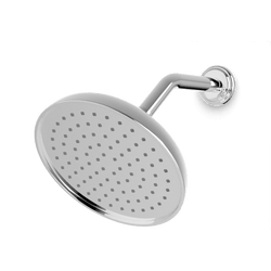 Classic 8" Shower Head on Angled Arm - Chrome thumbnail 1