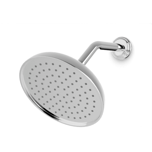 F907-9CL - Classic 8" Shower Head on Angled Arm Artos US Chrome 