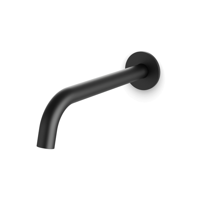 Opera Round 8" Wall Mounted Tub Filler - Matte Black / Standard image 1