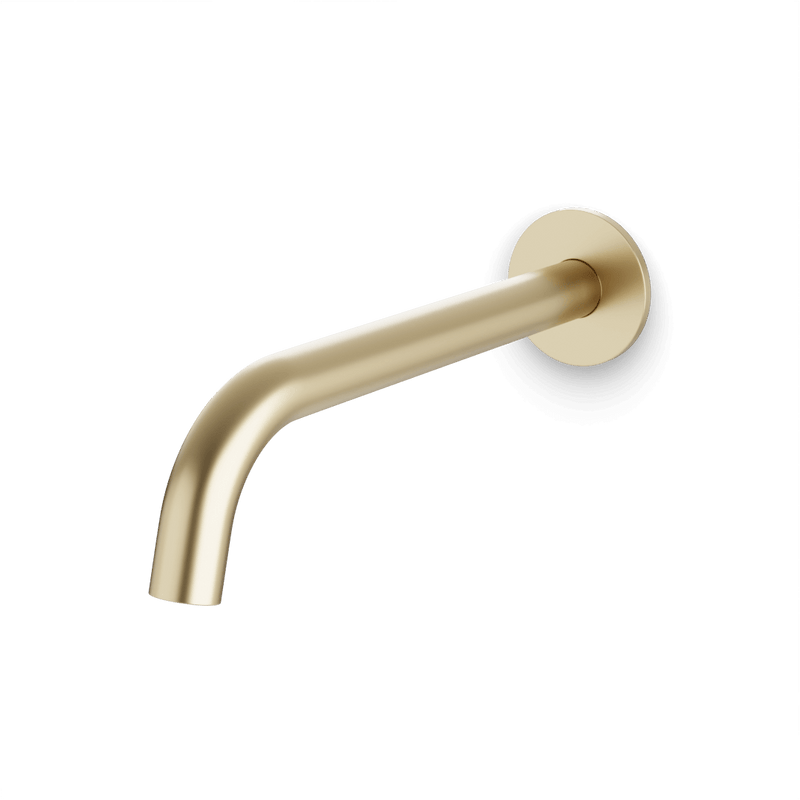 Opera Round 8" Wall Mounted Tub Filler - Satin Brass / Standard image 1
