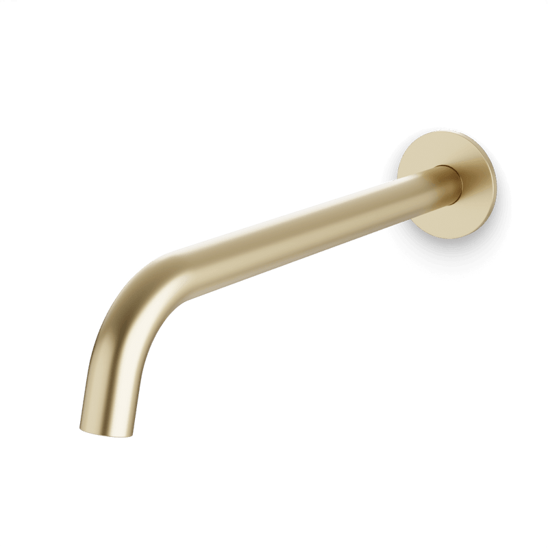 Opera Round 8" Wall Mounted Tub Filler - Satin Brass / Extended image 1