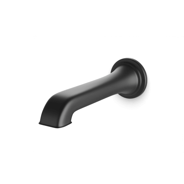 Classic Wall Mount Tub Filler - Matte Black image 1