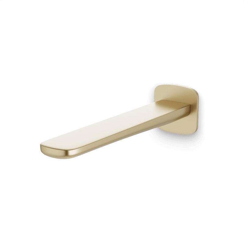 Harmony Wall Mount Tub Filler - Satin Brass image 1