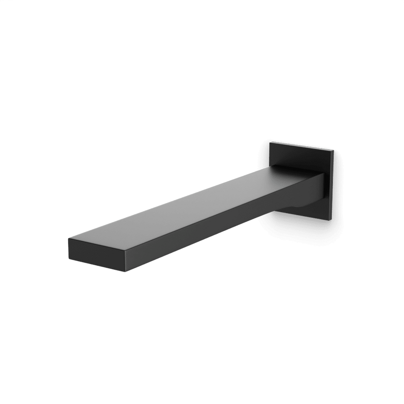 Edge Wall Mount Tub Filler - Matte Black image 1