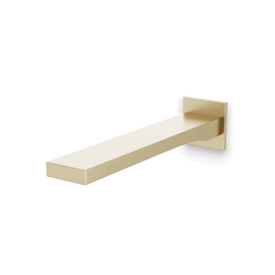 Edge Wall Mount Tub Filler - Satin Brass thumbnail 1