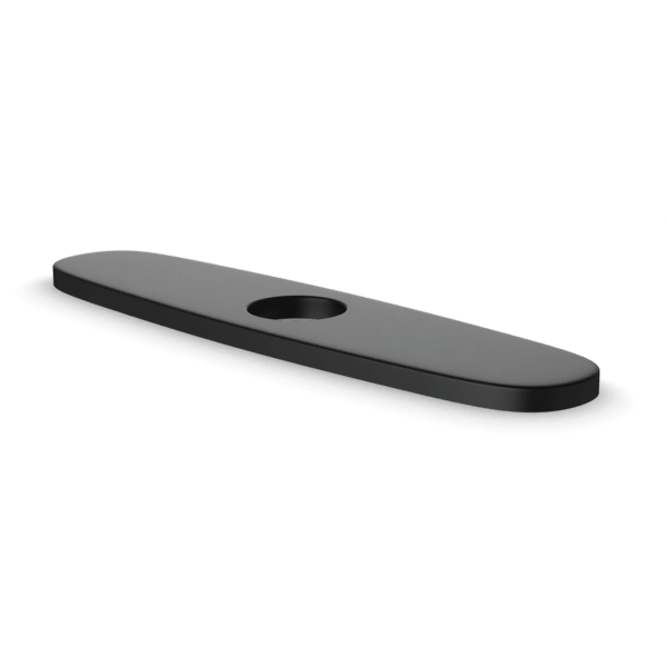 10" Kitchen Faucet Cover Plate - Matte Black image 1