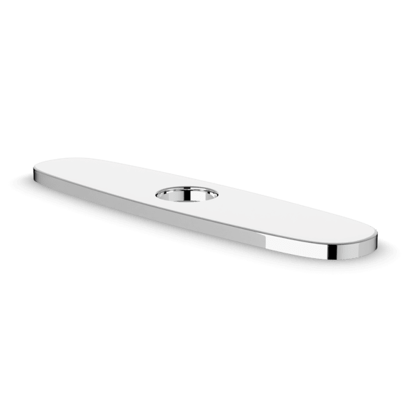 10" Kitchen Faucet Cover Plate - Chrome image 1