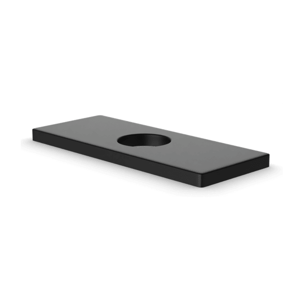 Edge 6" Cover Plate - Matte Black image 1