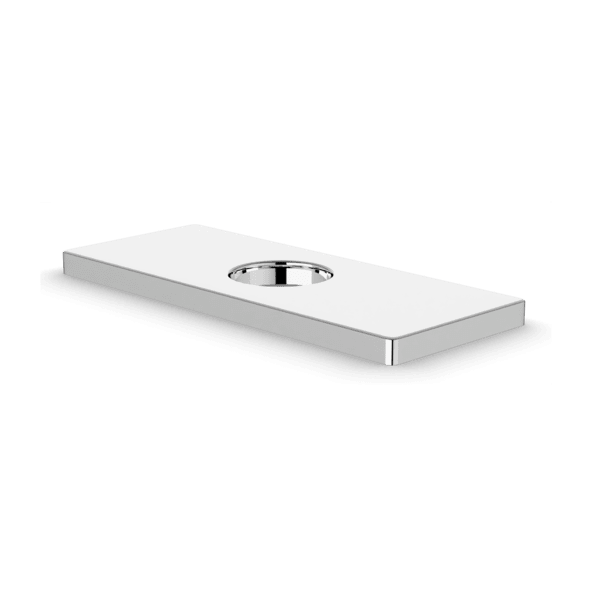 Edge 6" Cover Plate - Chrome image 1
