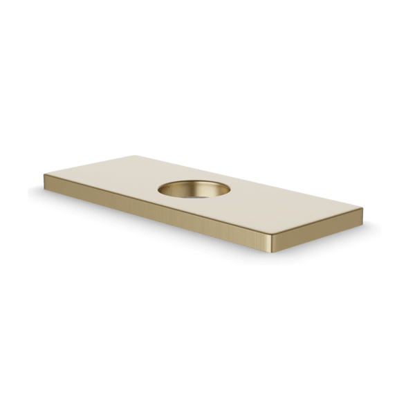 Edge 6" Cover Plate - Satin Brass image 1