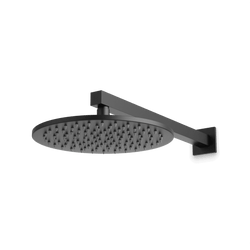 Otella 10" Rain Shower Head on Wall Mount Arm - Matte Black thumbnail 1