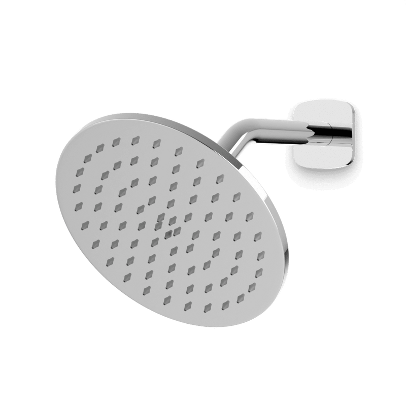 Harmony 8" Shower Head on Angled Arm - Chrome image 1