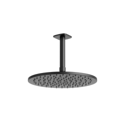 Harmony 10" Rain Shower Head on Ceiling Mount Arm - Matte Black thumbnail 1