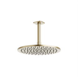 Harmony 10" Rain Shower Head on Ceiling Mount Arm - Satin Brass thumbnail 1