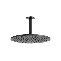 Harmony 12" Rain Shower Head on Ceiling Mount Arm - Matte Black thumbnail 1