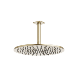 Harmony 12" Rain Shower Head on Ceiling Mount Arm - Satin Brass thumbnail 1