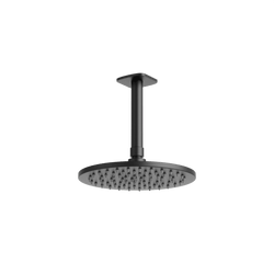 Harmony 8" Rain Shower Head on Ceiling Mount Arm - Matte Black thumbnail 1