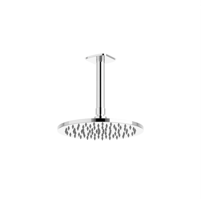 Harmony 8" Rain Shower Head on Ceiling Mount Arm - Chrome image 1