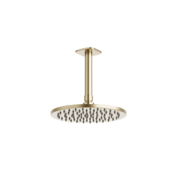 Harmony 8" Rain Shower Head on Ceiling Mount Arm - Satin Brass thumbnail 1