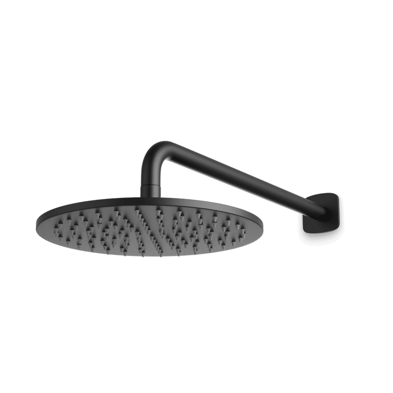 Harmony 10" Rain Shower Head on Wall Mount Arm - Matte Black image 1