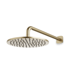 Harmony 10" Rain Shower Head on Wall Mount Arm - Satin Brass thumbnail 1