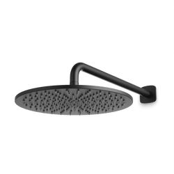 Harmony 12" Rain Shower Head on Wall Mount Arm - Matte Black thumbnail 1