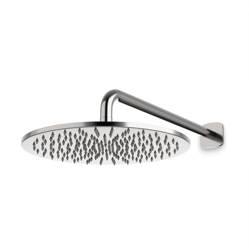 Harmony 12" Rain Shower Head on Wall Mount Arm - Brushed Nickel image 1