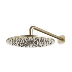 Harmony 12" Rain Shower Head on Wall Mount Arm - Satin Brass thumbnail 1