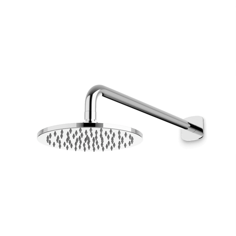 Harmony 8" Rain Shower Head on Wall Mount Arm - Chrome image 1