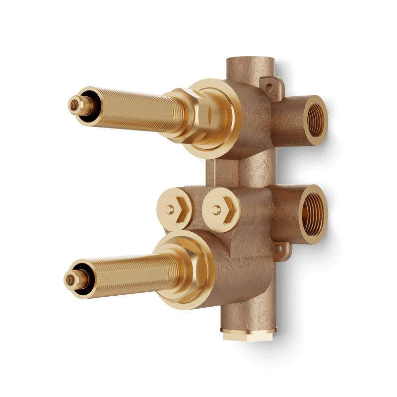3/4" Thermostat Valve with 3-Way Shared Diverter & Off Position - F973AVO image 1